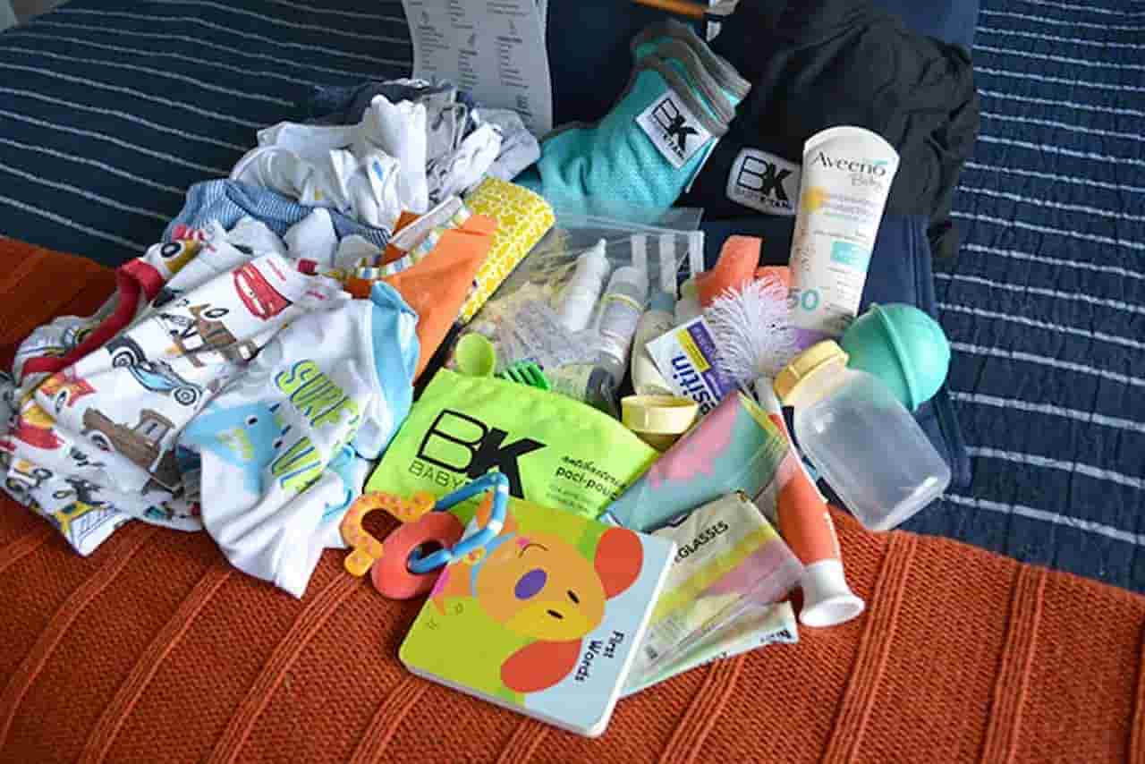 what to pack for infant travel 1