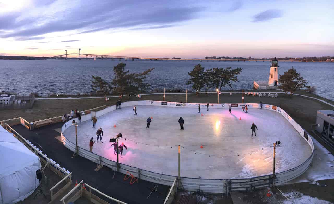 Ice Skate at Newport Harbor Island Resort