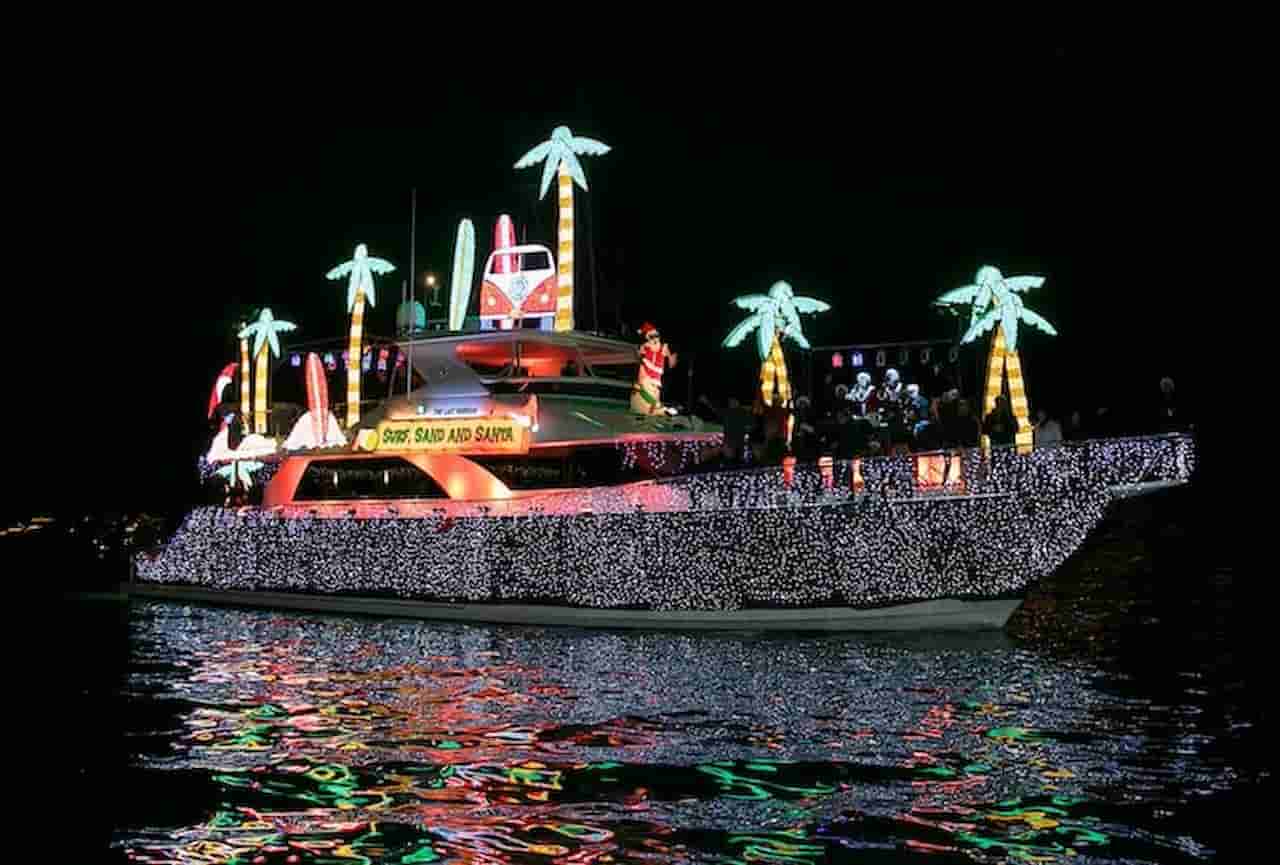 Participate in the Newport Harbor Illuminated Parade