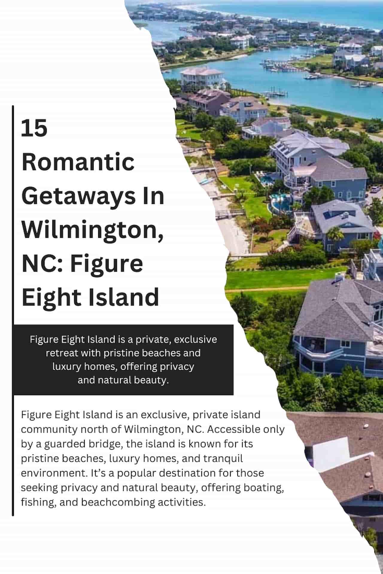 15 Romantic Getaways In Wilmington NC Figure Eight Island
