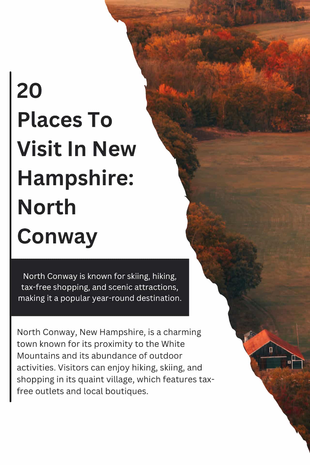 20 Places To Visit In New Hampshire North Conway