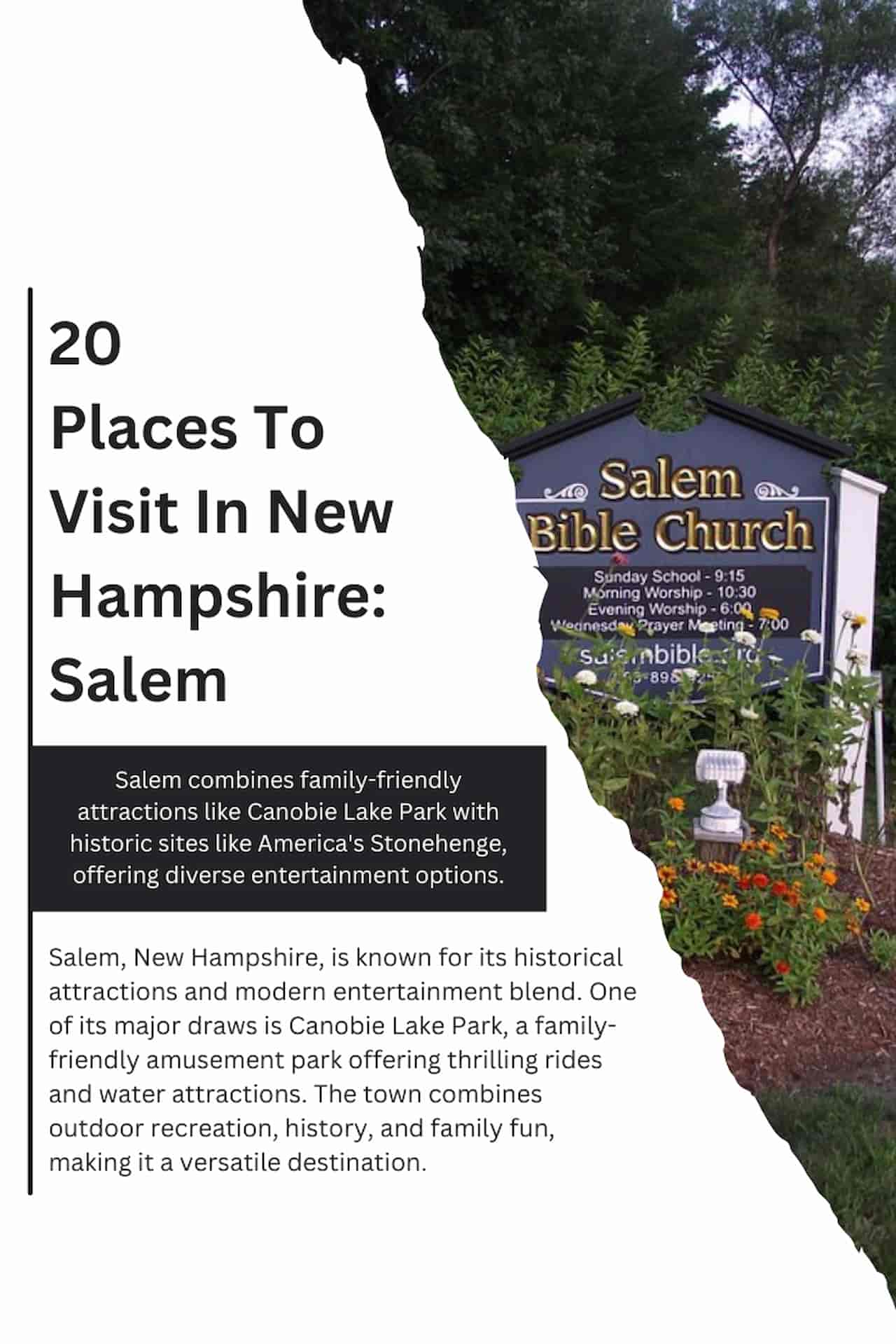 20 Places To Visit In New Hampshire Salem