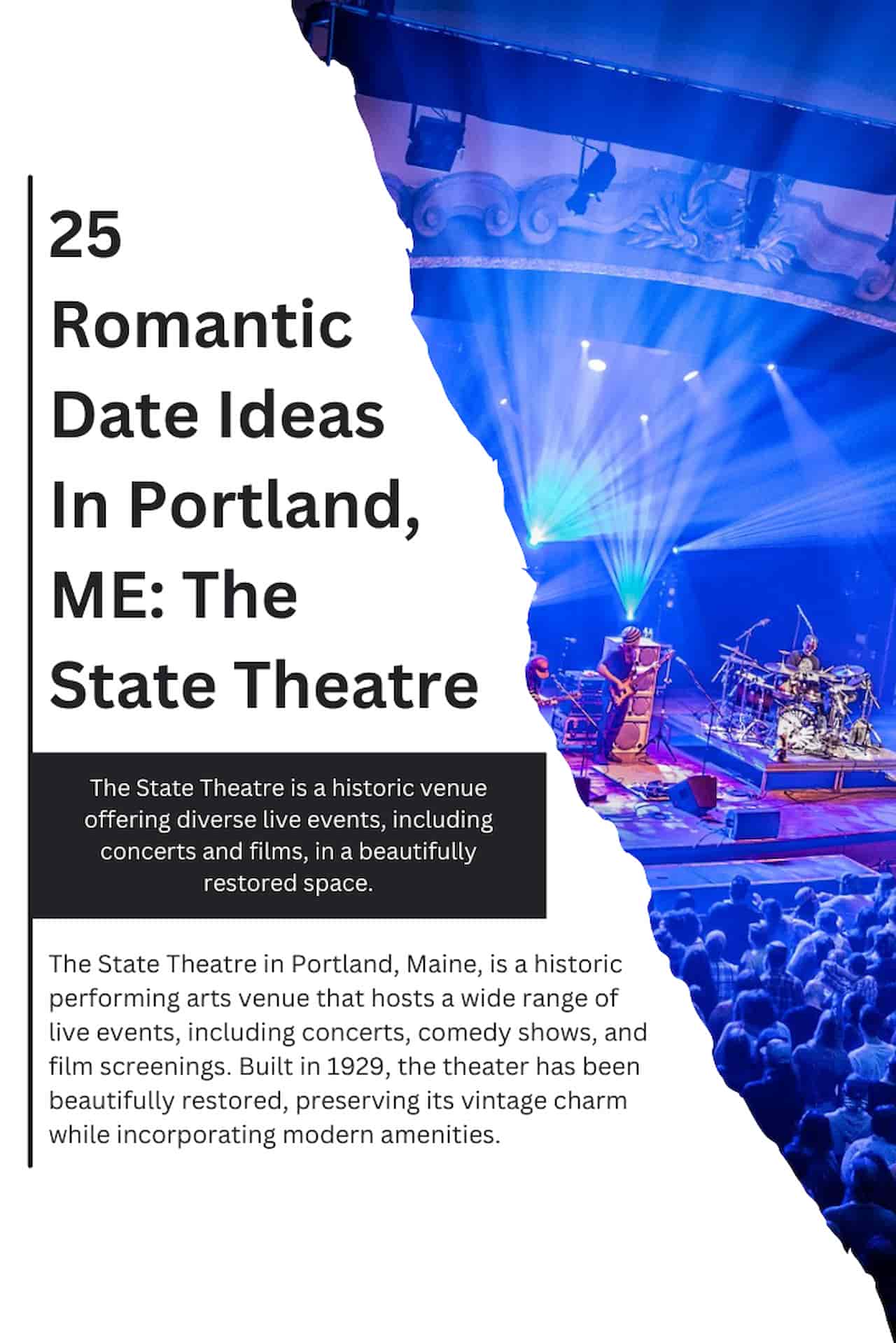 25 Romantic Date Ideas In Portland ME The State Theatre