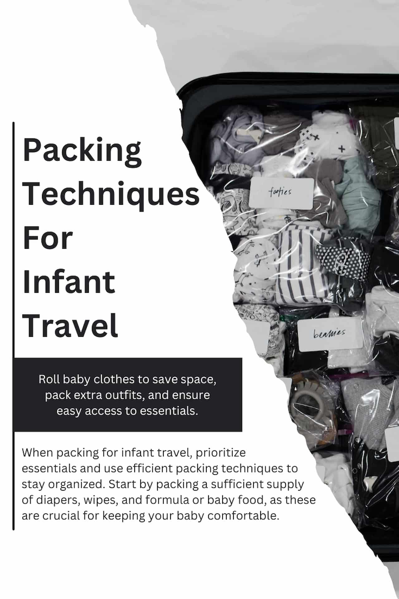 Packing Techniques For Infant Travel