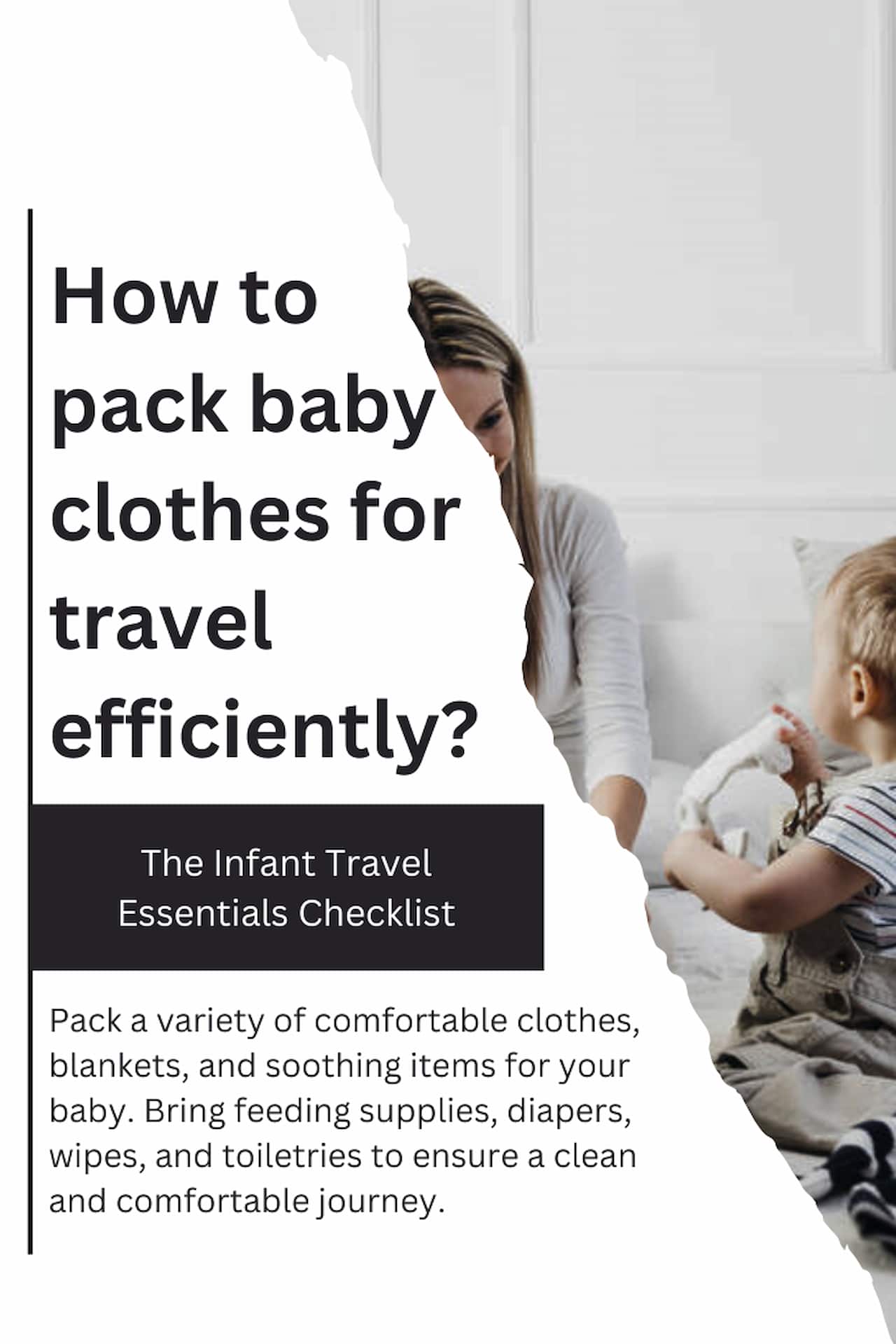 What To Pack For Infant Travel