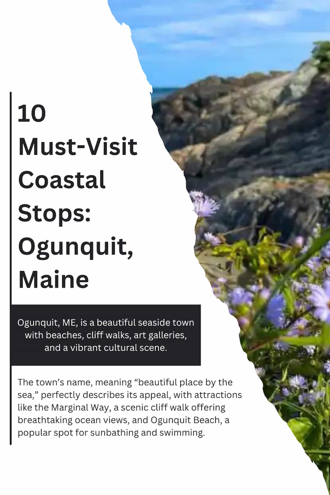 10 Must Visit Coastal Stops Ogunquit Maine