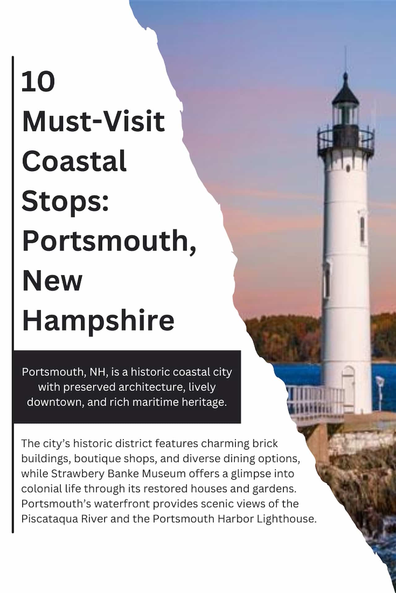 10 Must Visit Coastal Stops Portsmouth New Hampshire