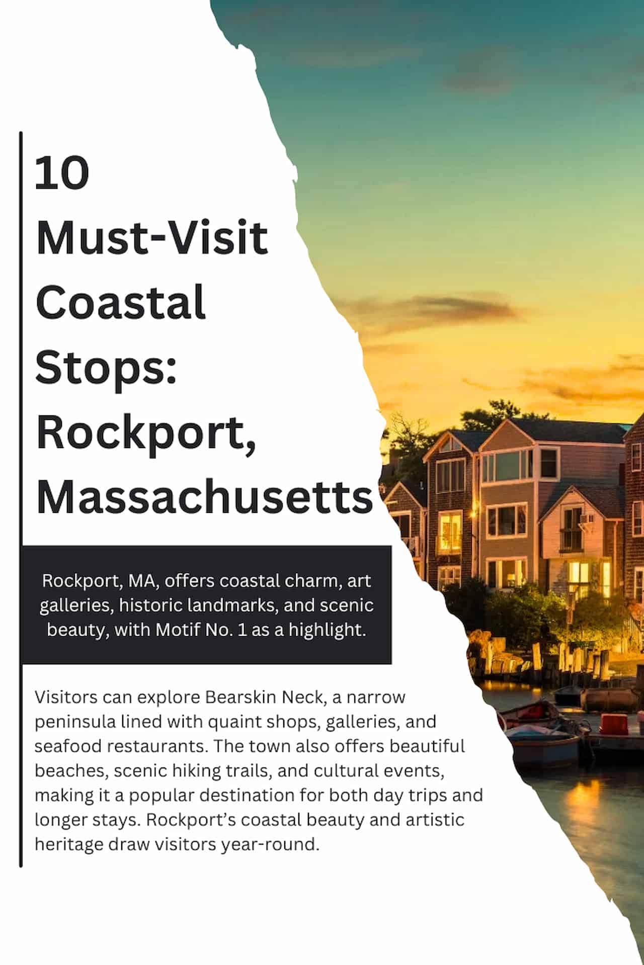 10 Must Visit Coastal Stops Rockport Massachusetts