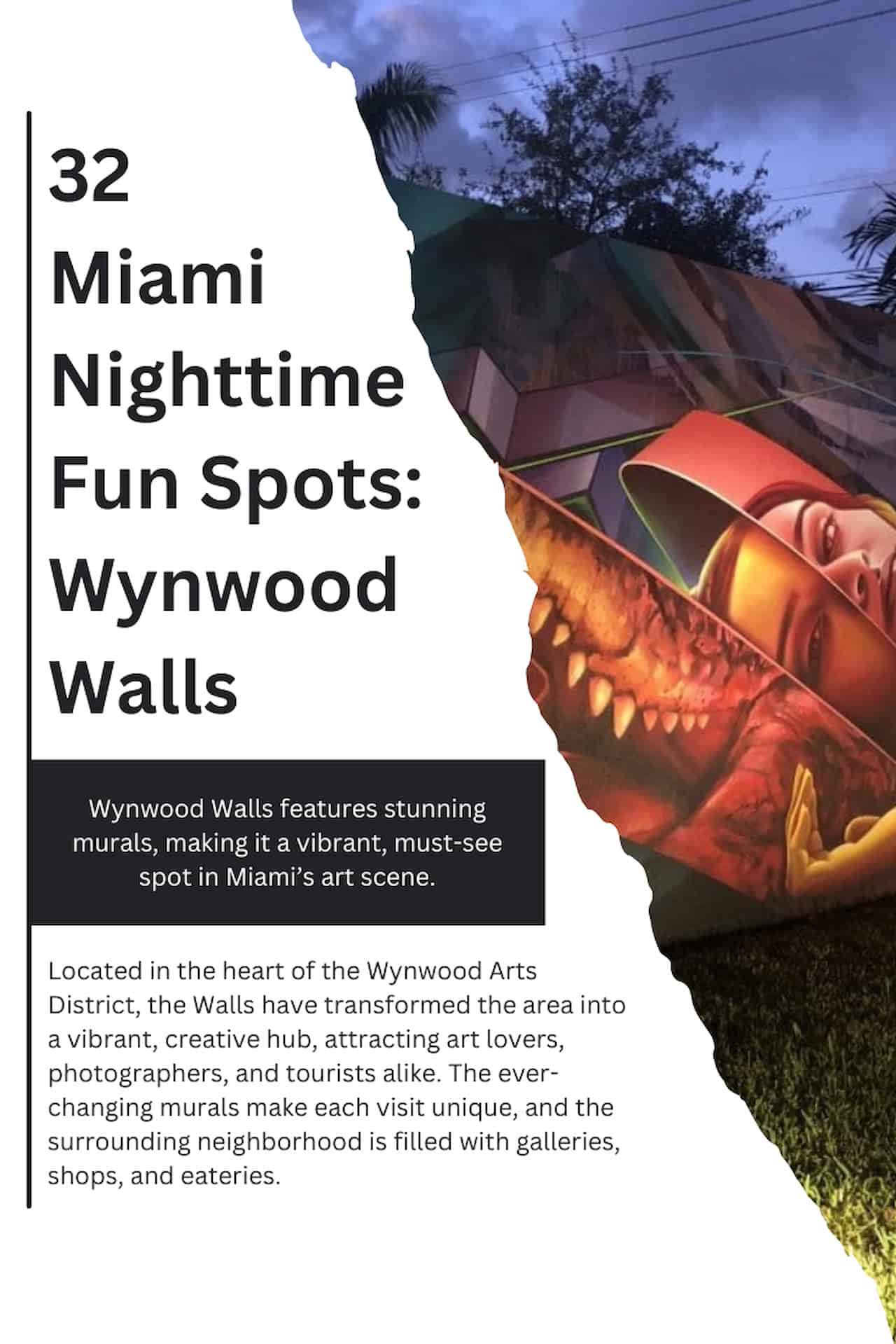 32 Miami Nighttime Fun Spots Wynwood Walls