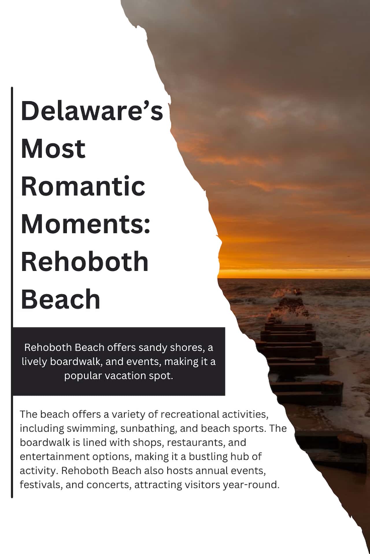 Delawares Most Romantic Moments Rehoboth Beach