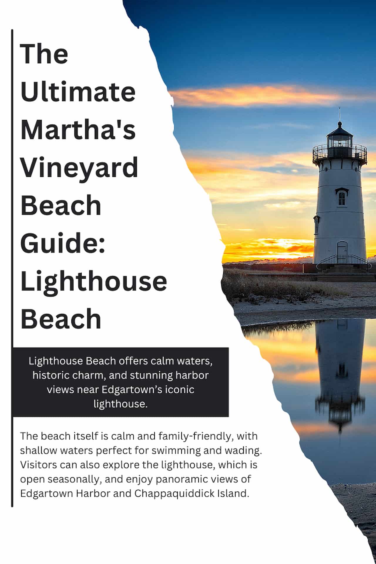 The Ultimate Marthas Vineyard Beach Guide Lighthouse Beach