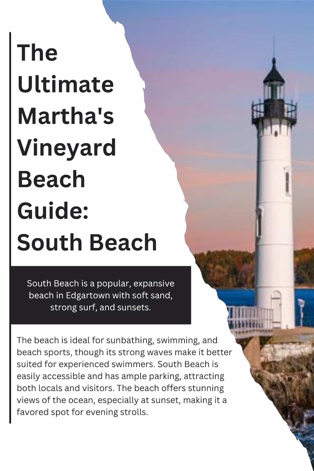 The Ultimate Marthas Vineyard Beach Guide South Beach
