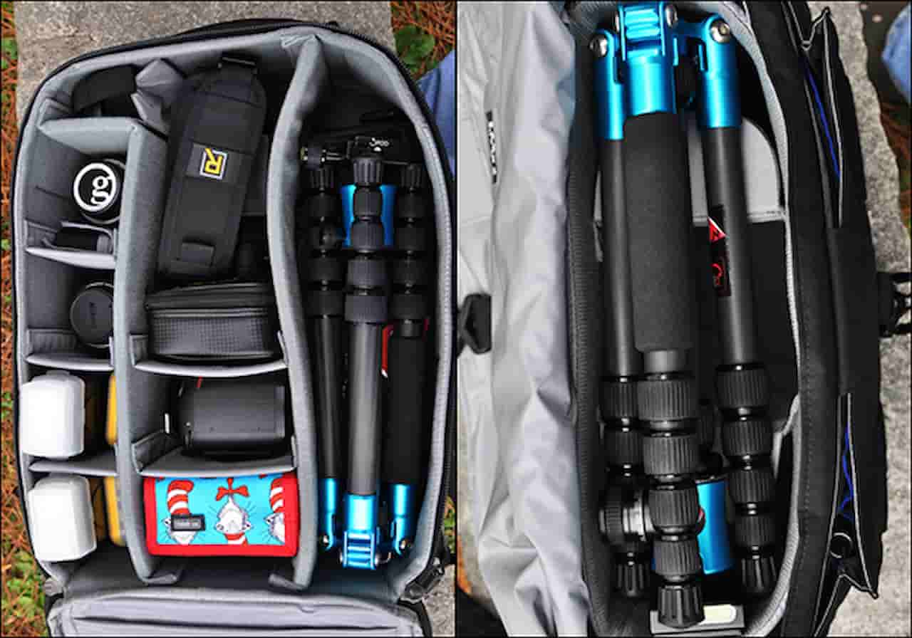 how to pack a tripod for air travel 2