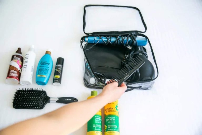 how to pack hair brushes for travel