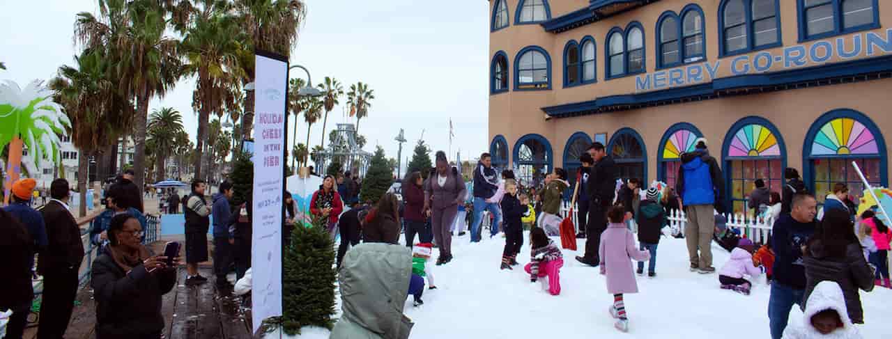 what is the best month to visit santa monica Winter