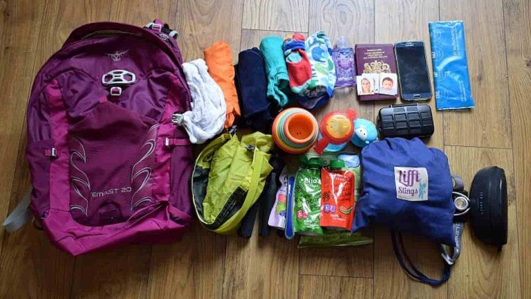 what to pack for infant travel