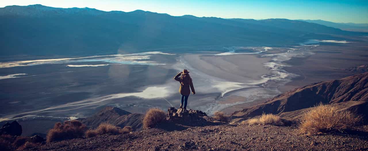when is the best time to visit death valley Dantes View