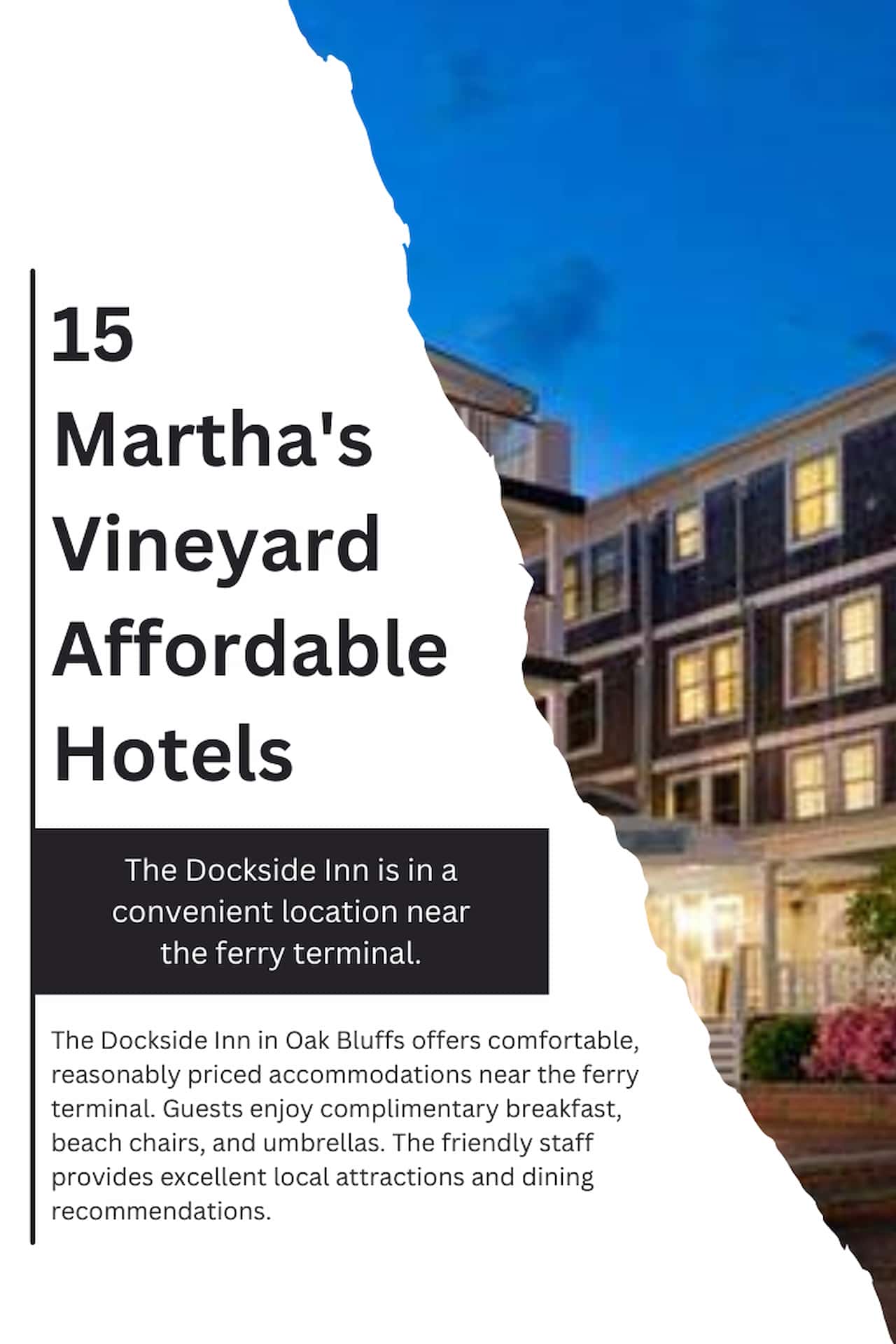 15 Marthas Vineyard Affordable Hotels