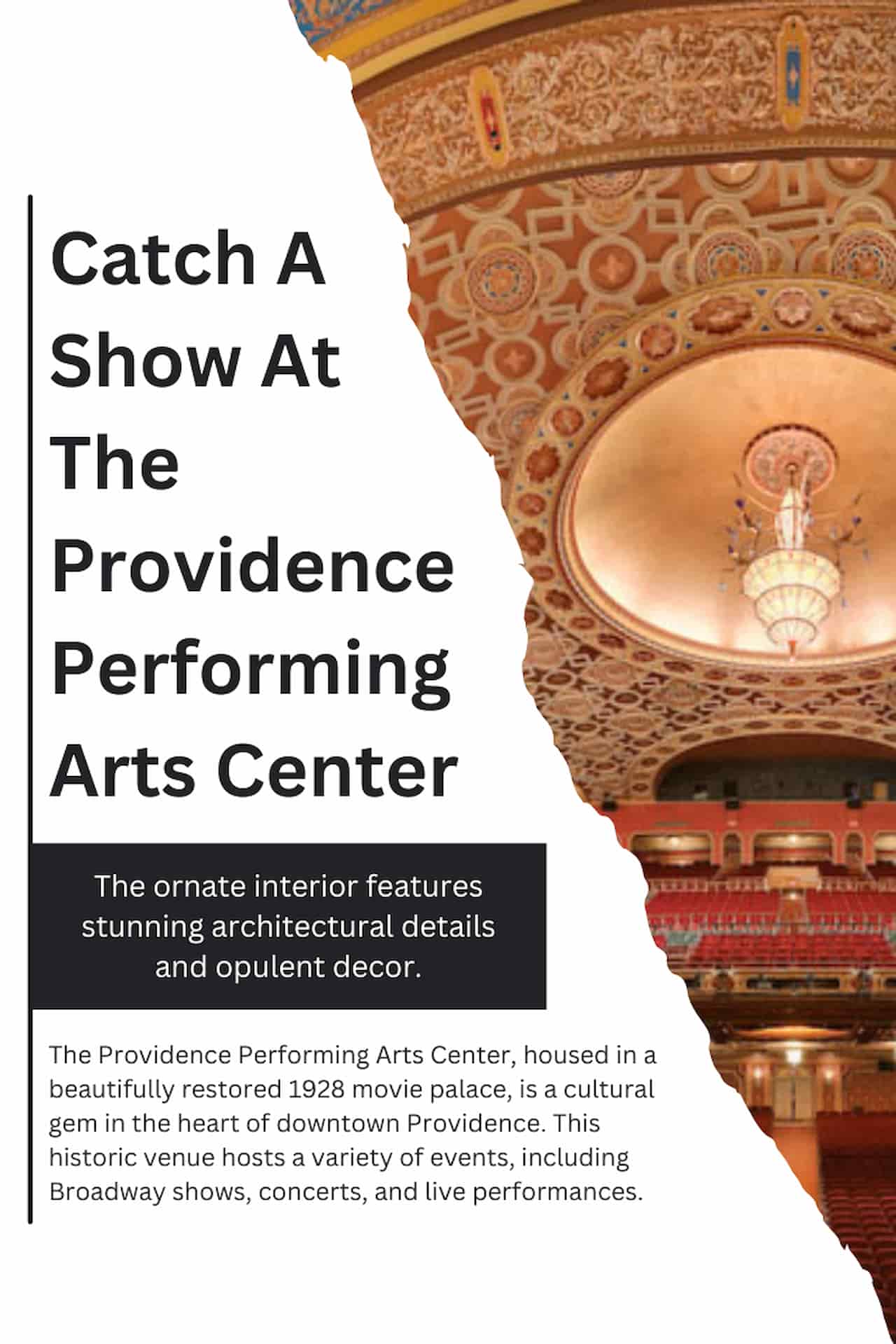 23 Things To Do In Providence RI History Art More Catch A Show At The Providence Performing Arts Center