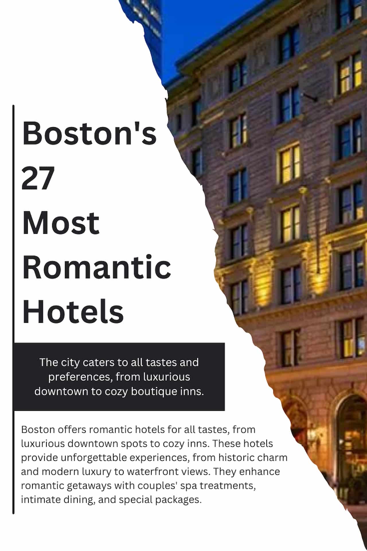 27 Of Bostons Most Romantic Hotels 1