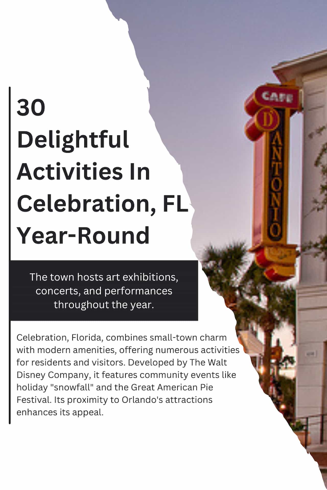 30 Delightful Activities In Celebration FL Year Round