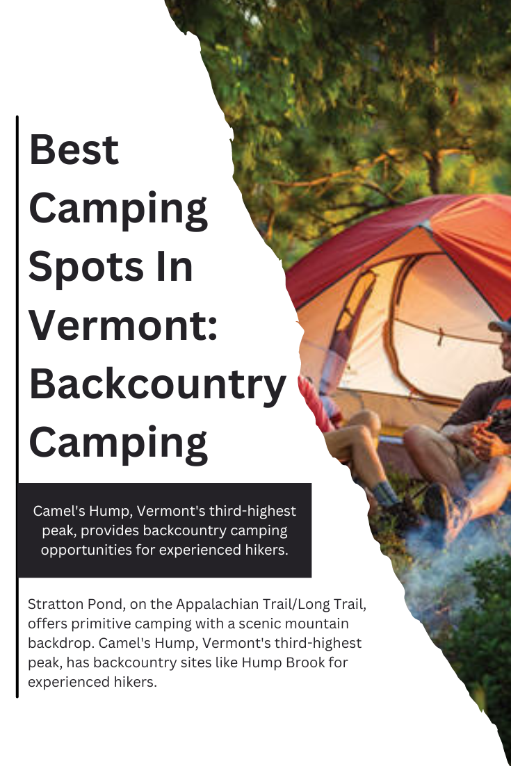5 Best Camping Spots in Vermont Tents RVs Cabins Backcountry Camping