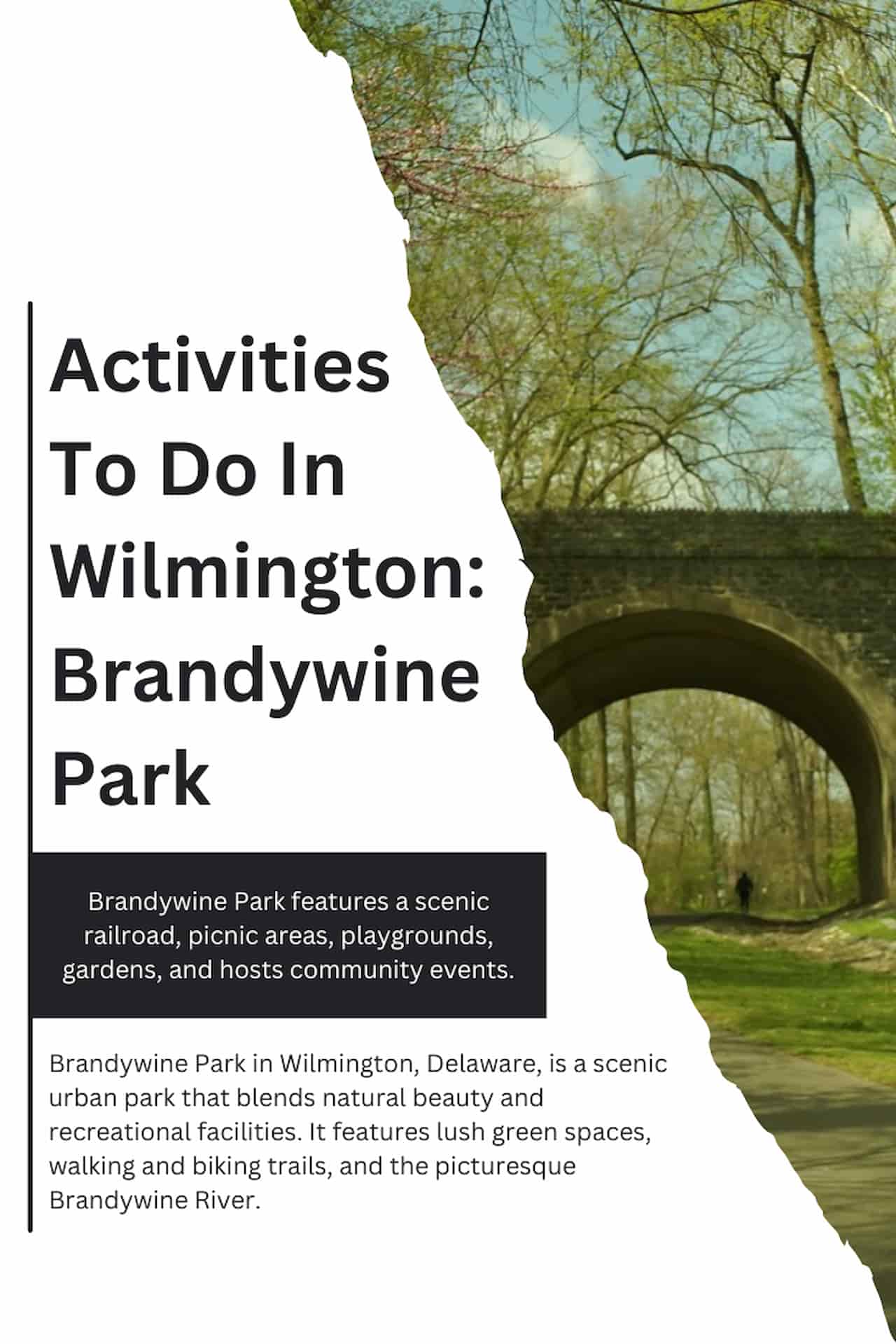 Activities To Do In Wilmington Brandywine Park
