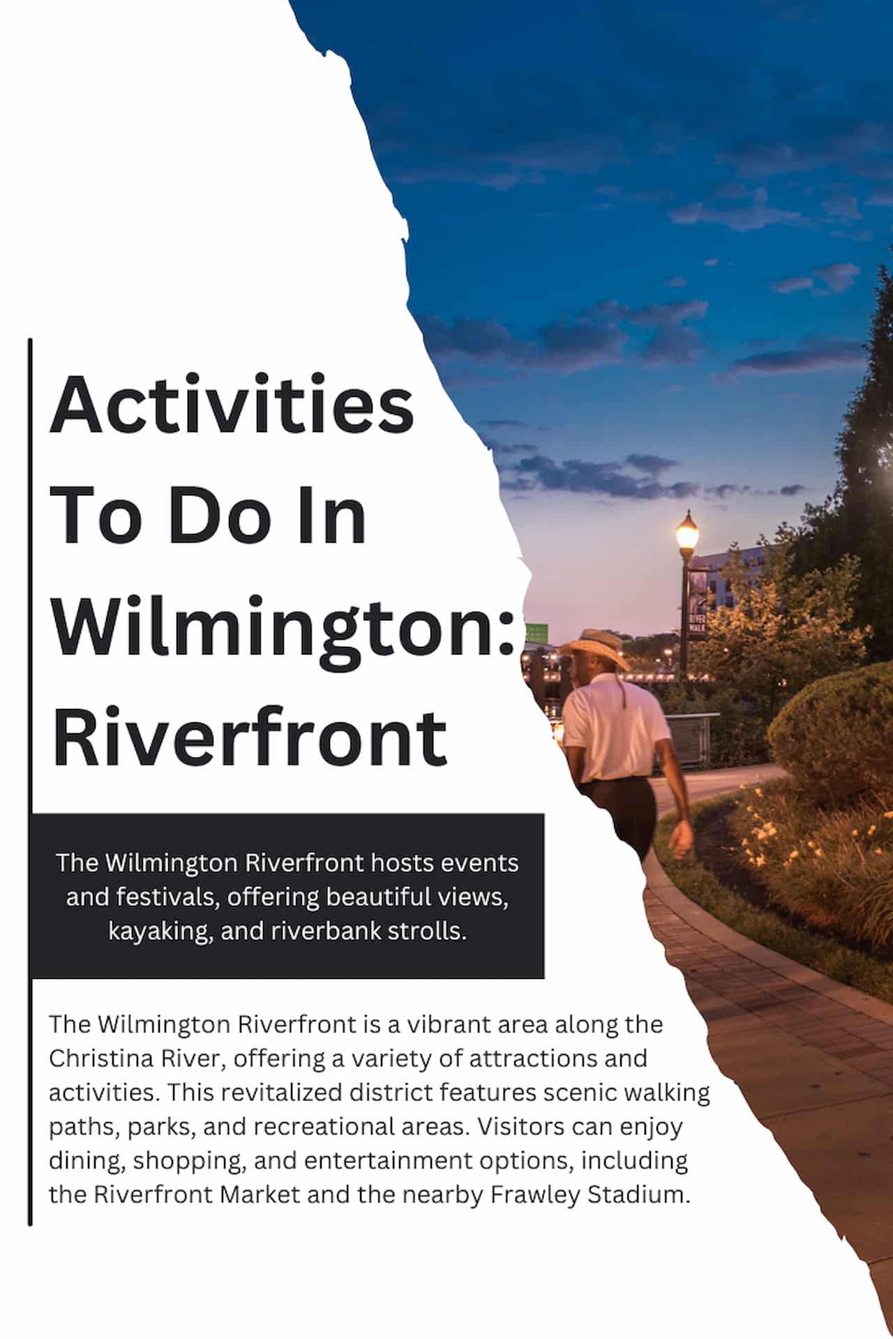 Activities To Do In Wilmington Riverfront