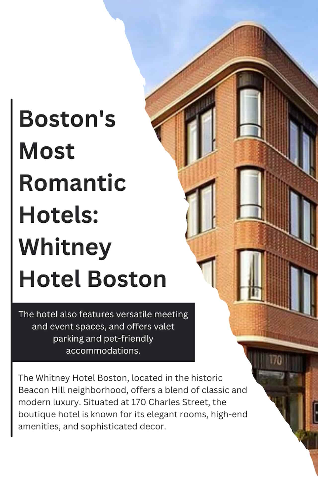 Bostons Most Romantic Hotels Whitney Hotel