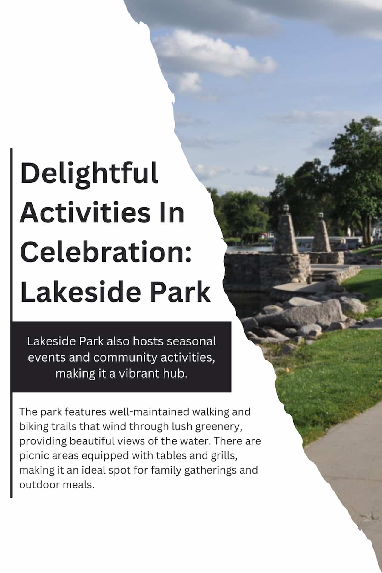 Delightful Activities In Celebration Lakeside Park