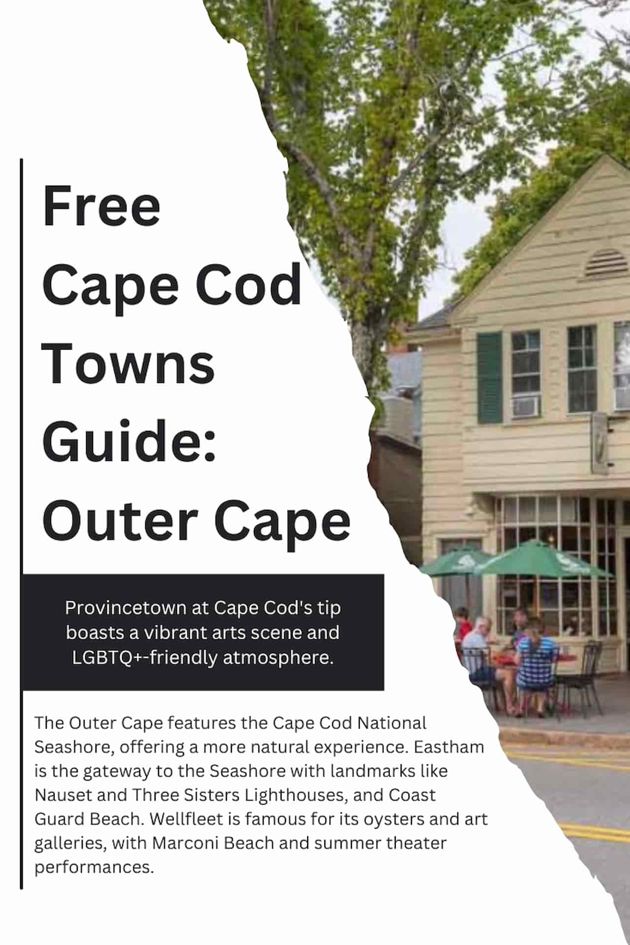 Free Cape Cod Towns Guide Outer Cape