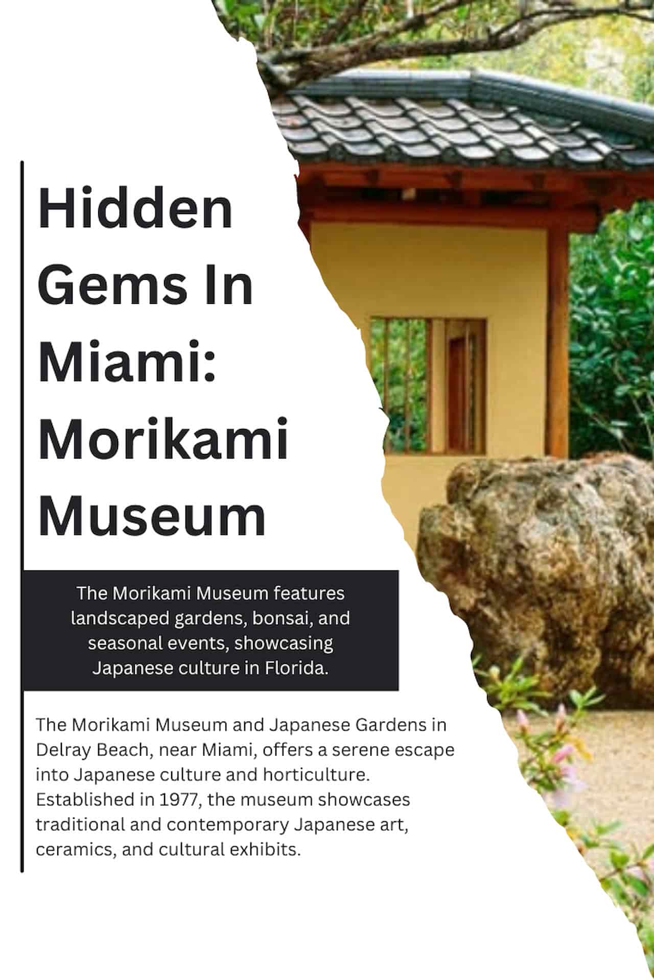 Hidden Gems In Miami Even Locals Dont Know About Morikami Museum