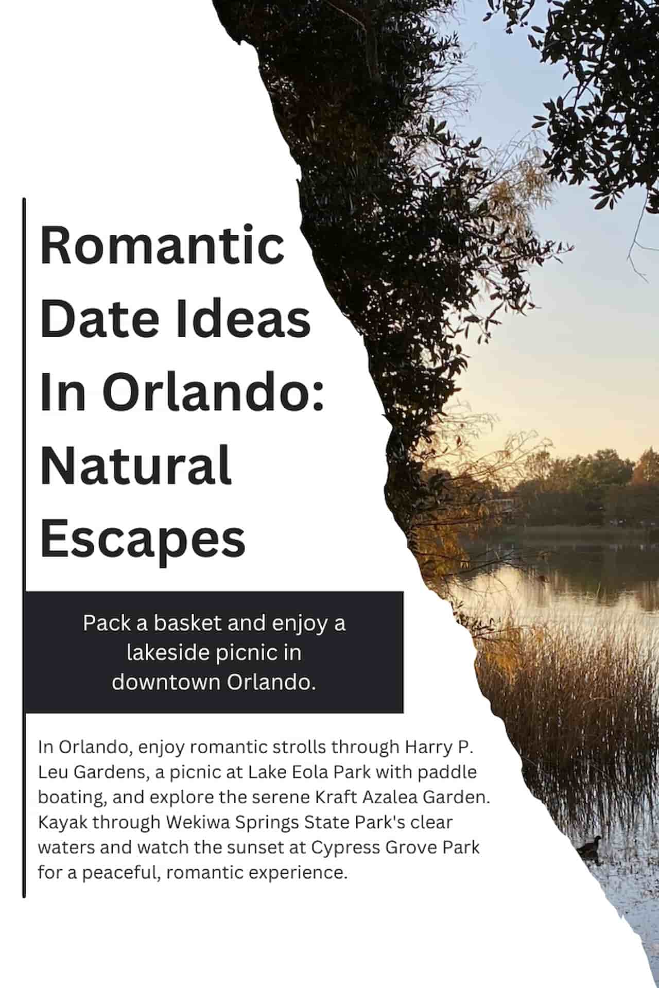 Romantic Date Ideas In Orlando Natural Escapes