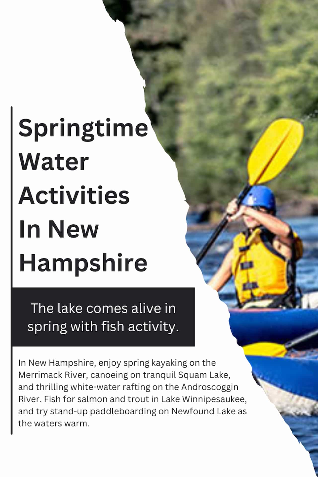 Springtime Water Activities In New Hampshire