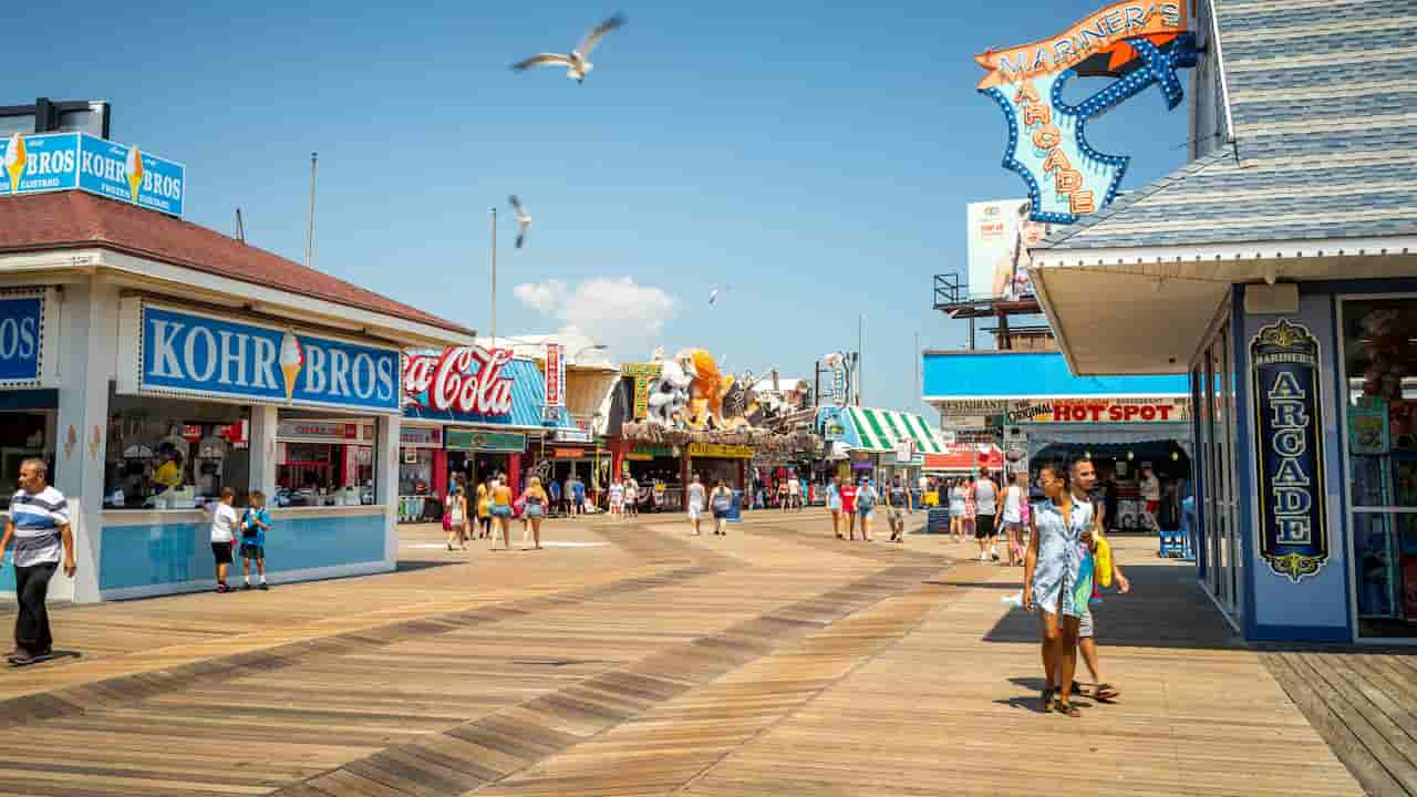 Stroll the Wildwood Boardwalk
