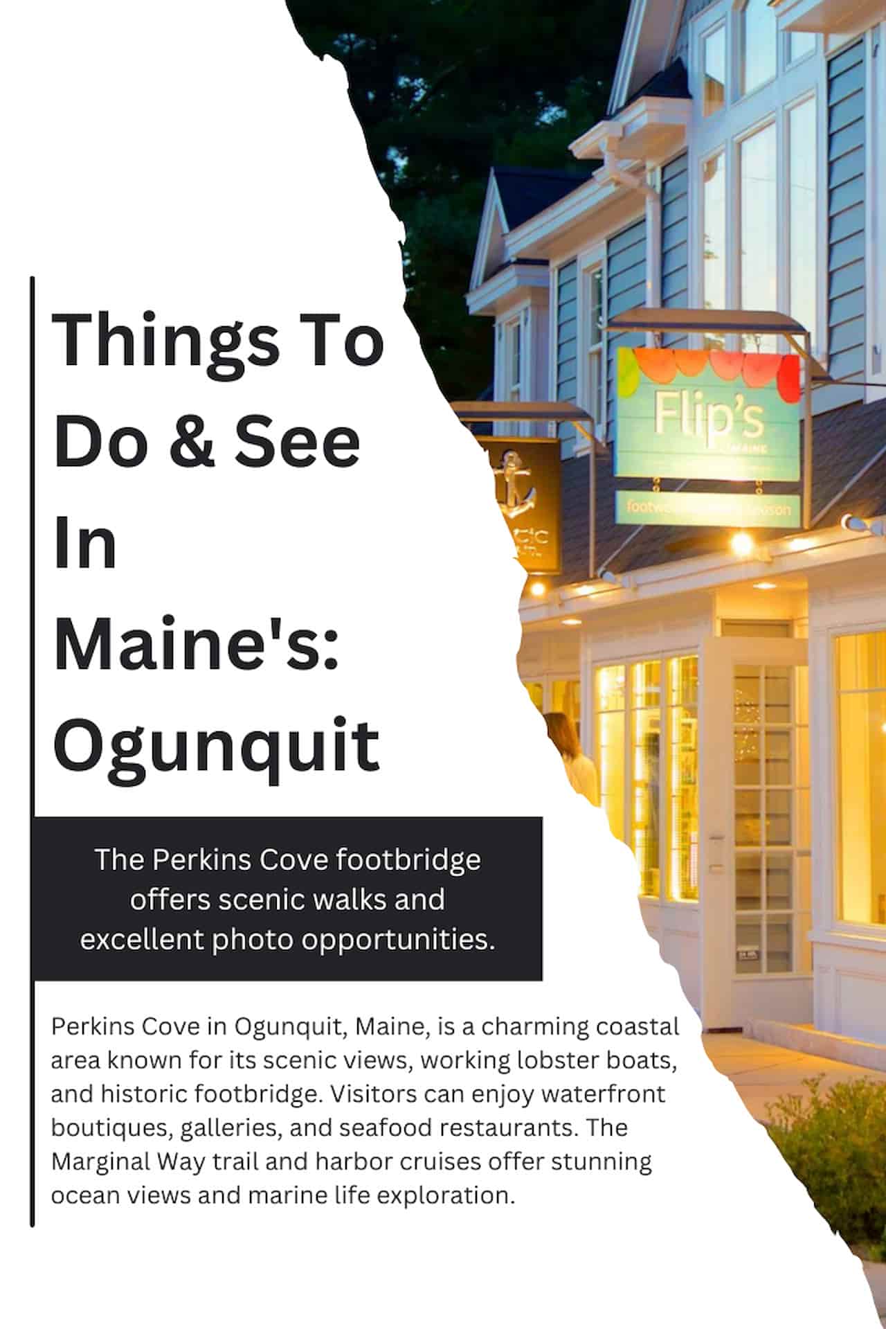 Things To Do See In Maines Ogunquit
