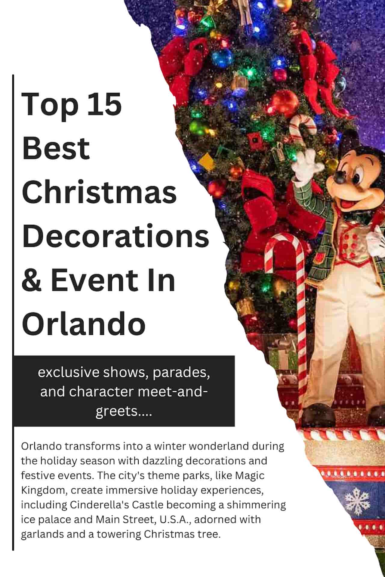 Top 15 Best Christmas Decorations Event In Orlando