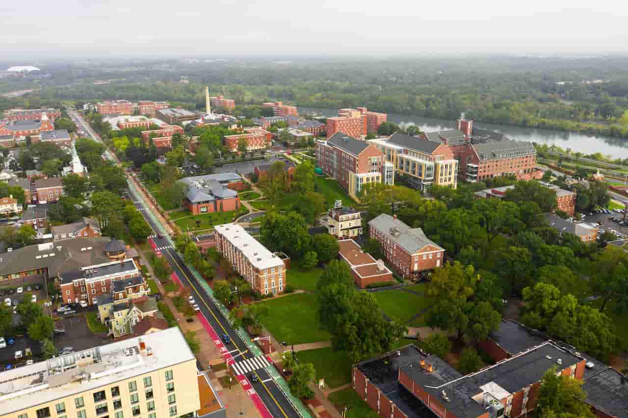 campus tour of Rutgers University