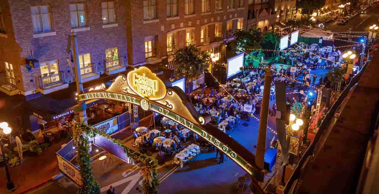 what is the best month to visit san diego Gaslamp Quarter