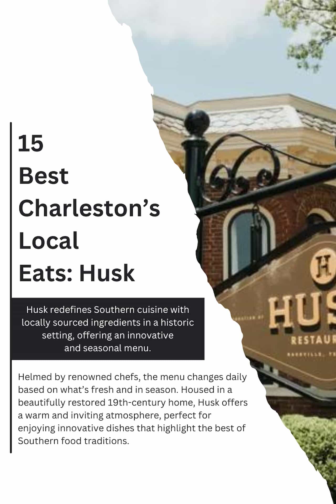15 Best Charlestons Local Eats Husk