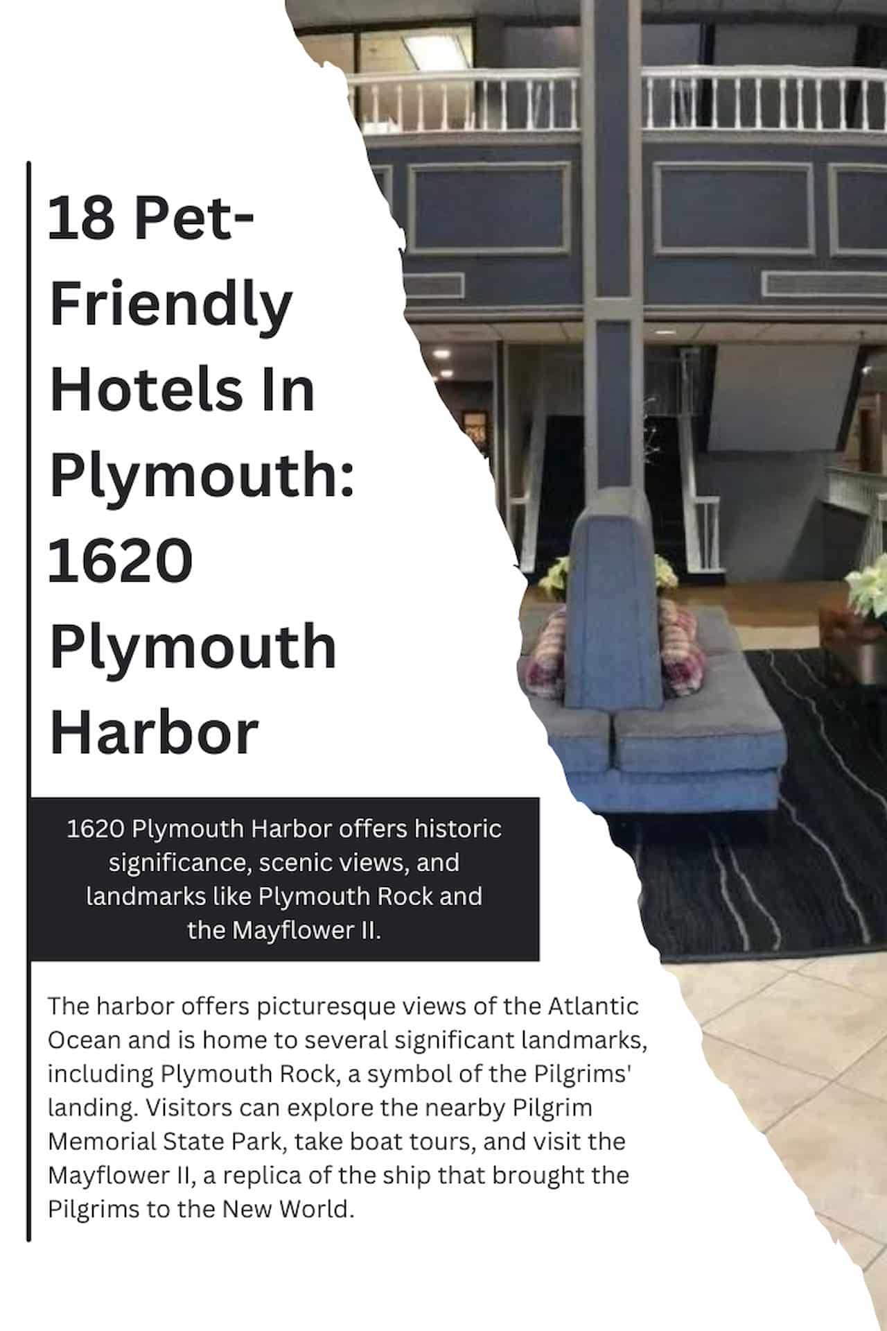 18 Pet Friendly Hotels In Plymouth 1620 Plymouth Harbor