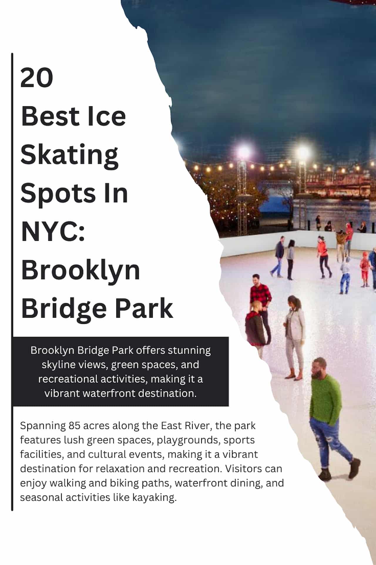 20 Best Ice Skating Spots In NYC Brooklyn Bridge Park