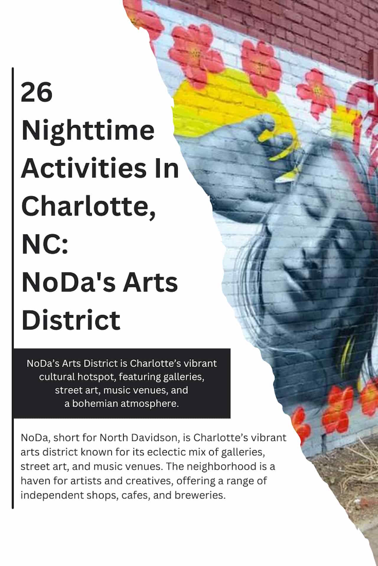26 Nighttime Activities In Charlotte NC NoDas Arts District