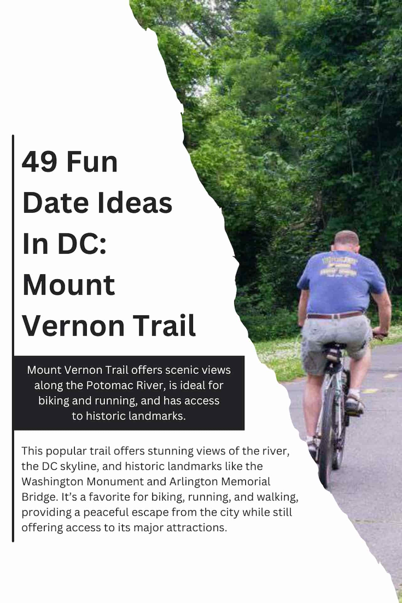 49 Fun Date Ideas In DC Mount Vernon Trail