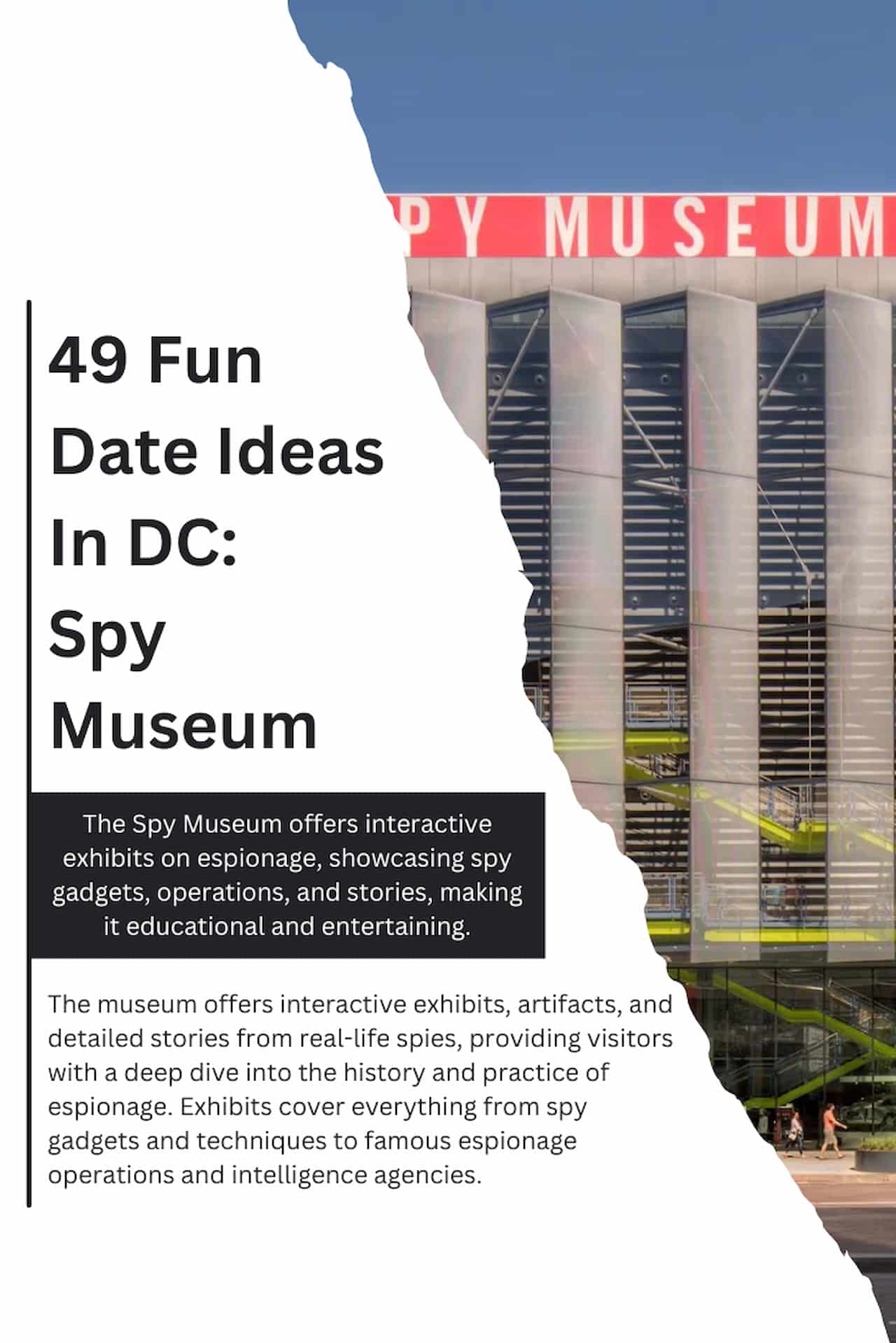 49 Fun Date Ideas In DC Spy Museum