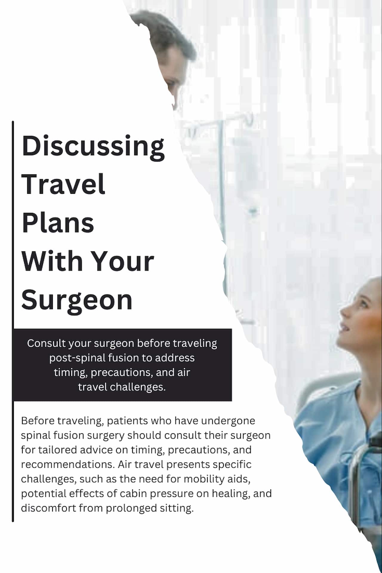 Discussing Travel Plans With Your Surgeon