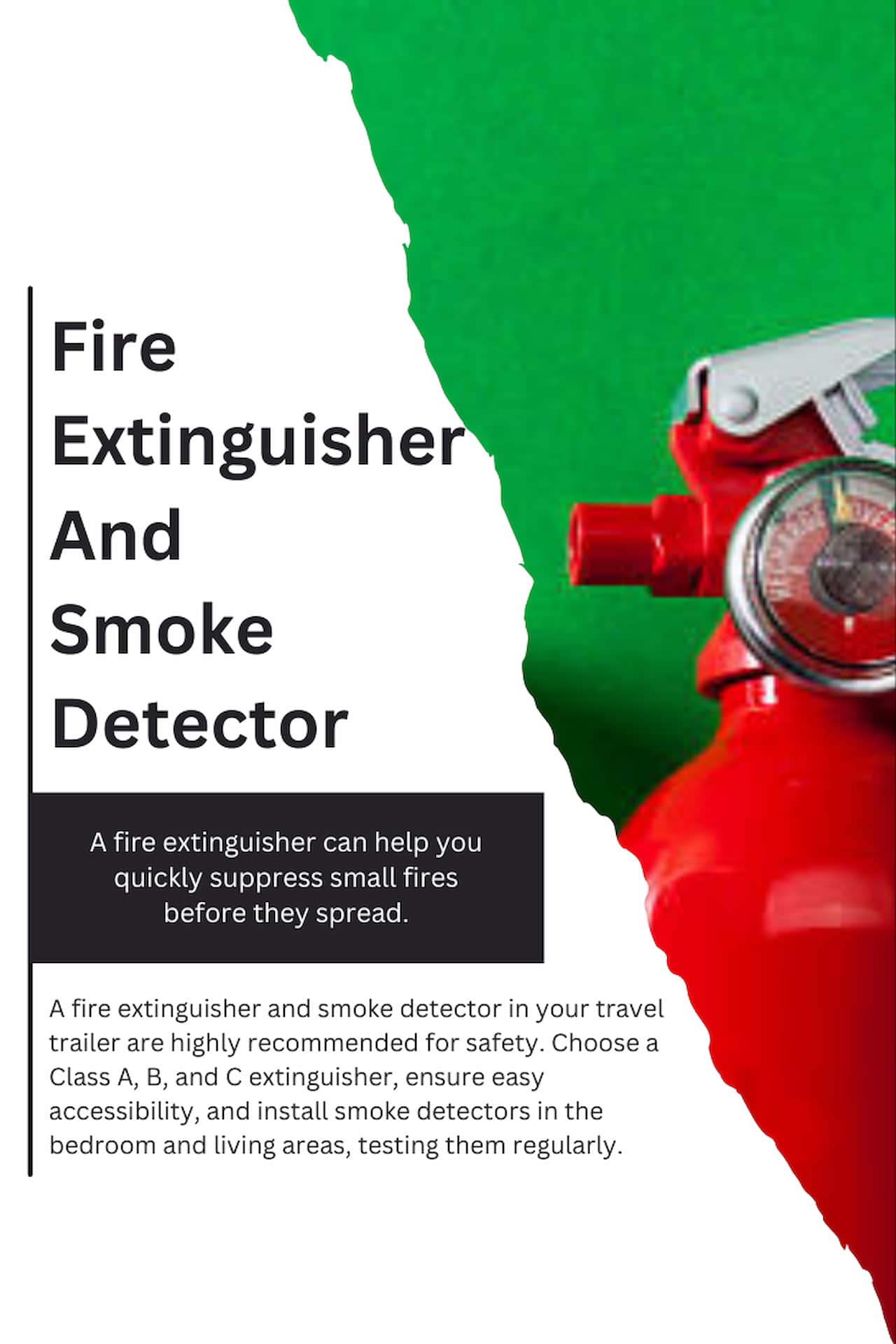 Fire Extinguisher And Smoke Detector