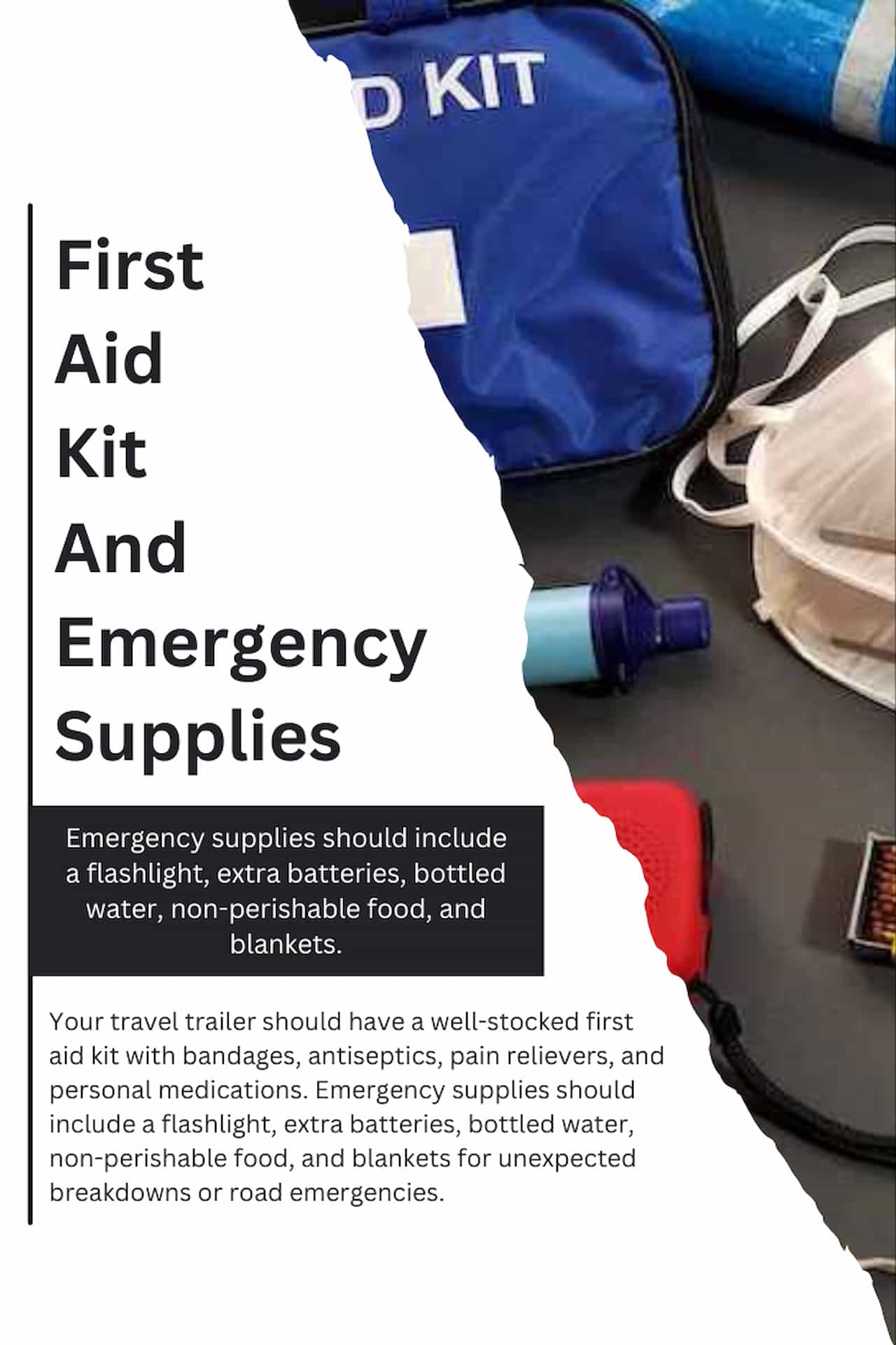 First Aid Kit And Emergency Supplies
