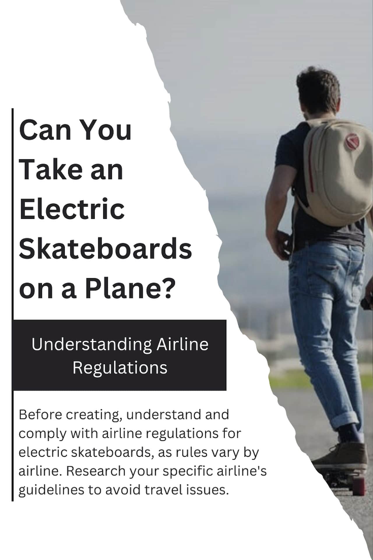 How To Make A Safety Air Travel Electric Skateboard