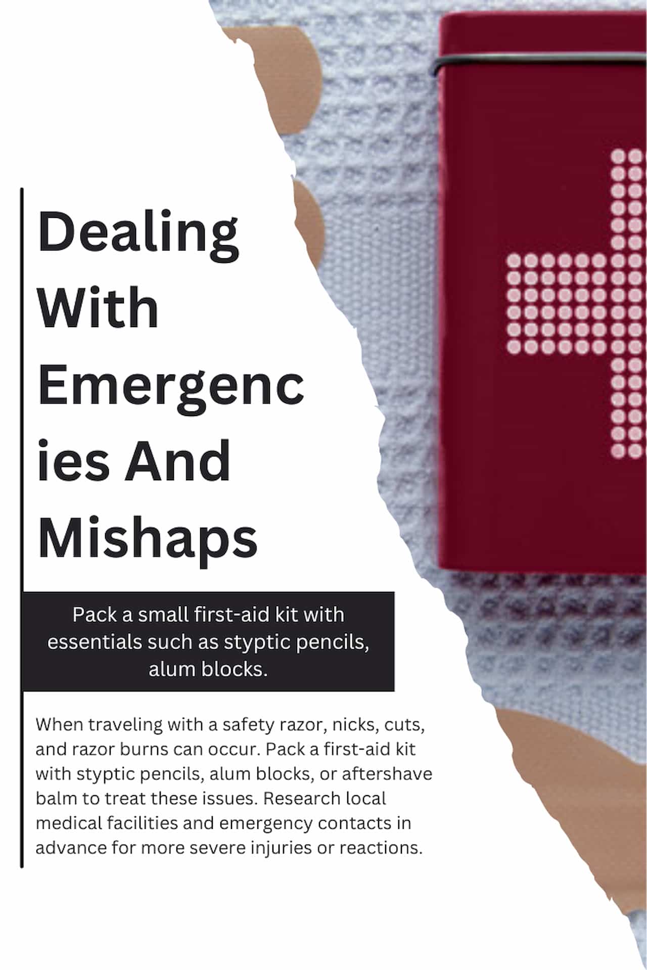 How To Travel With Safety Razor Dealing With Emergencies And Mishaps